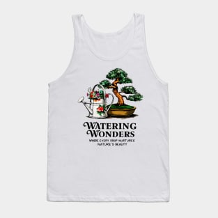 WATERING WONDERS: Nurturing Nature's Beauty with Every Drop Tank Top